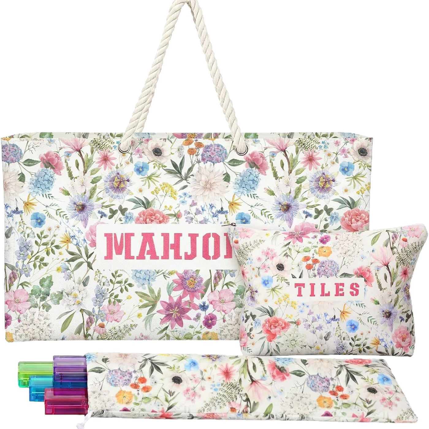 Mahjong Storage & Carrying Bag for Complete Mahjong Sets