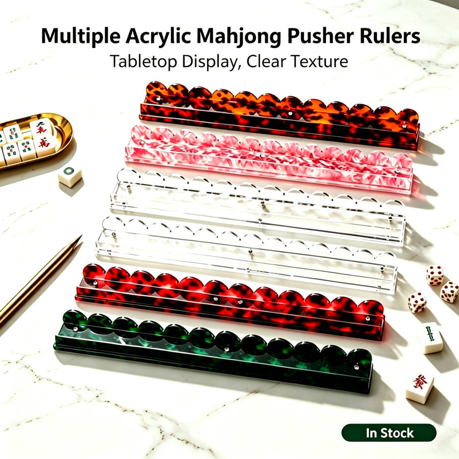 Acrylic Magnetic Mahjong Rack & Pusher