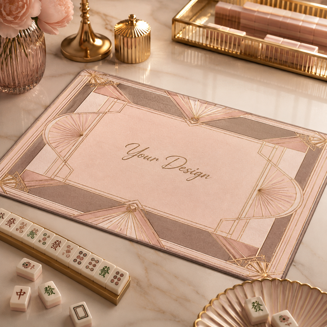 Personal Custom American Mahjong Mat