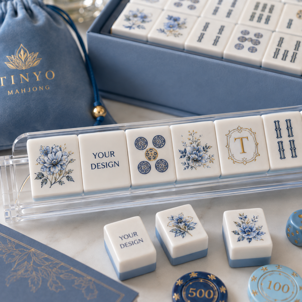 Customization Mahjong Gift Box Set