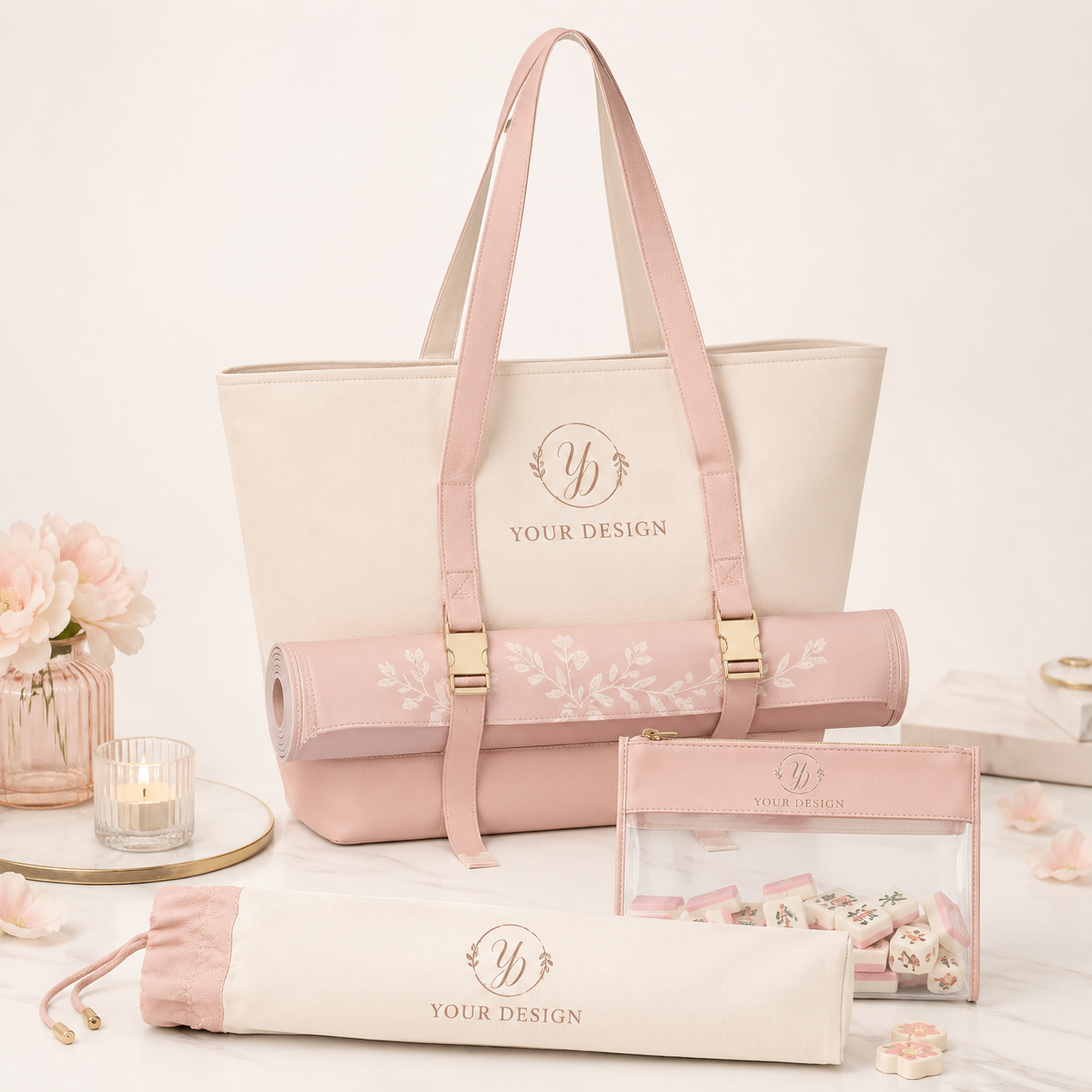 Custom Personal Mahjong Storage & Carrying Bag for Complete Mahjong Sets