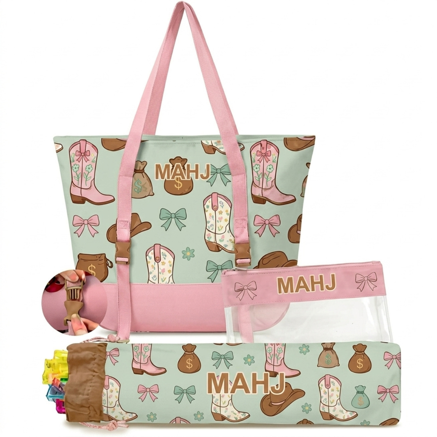 Mahjong Storage & Carrying Bag for Complete Mahjong Sets